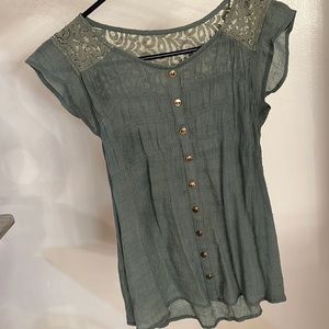 Blue blouse size Medium